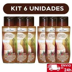Kit 6 Sabonete Íntimo Feminino Aroeira - Bell Corpus 200ml