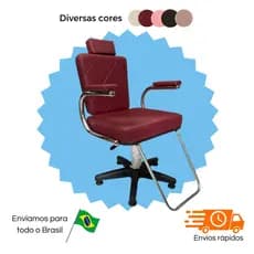 Cadeira essential para cabelereiro salão designer manicure barbeiro nails trancista lash estética