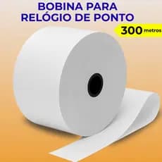 Bobina Termica 57x300 para Relogio de Ponto Branca Control ID Henry Dimep REP