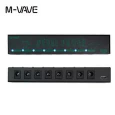 M-vave Guitar Effect Pedal Power Supply 8 Isolated DC 9V 100mah or 300mah Outputs Portable Guitar Pedal Power Guitar
