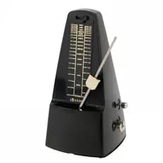 Metrônomo mecânico universal padrão em material ABS para guitarra, violino, piano, baixo, bateria, instrumento musical