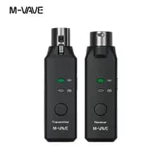 Sistema de microfone sem fio M-VAVE WP-7 Adaptador de conversor de microfone XLR Configuração de transmissor automático