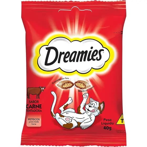 Kit Dreamies Pestico Para Gatos 40g