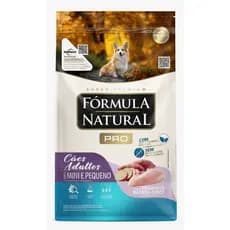 Ração Fórmula Natural Pró Raças Pequenas Frango e Batata-Doce Cães Adultos Super Premium