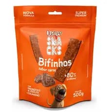 Quatree Snacks Bifinhos Sabor Carne 500g Pra Cães
