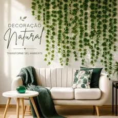 24/48/72/96 Metros Hera Trepadeira Artificial Para Decoração Verde Realista Ramas Folhagem Pendente