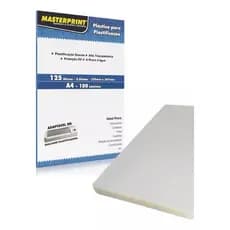 Papel para Plastificaçao A4 100 folhas - 125 micras 0,05 espessura