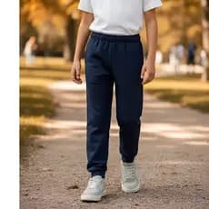 Calça Moletom Kyly 4 ao 16 Com Punho Infanto Juvenil Flanelada Quente Menino Menina