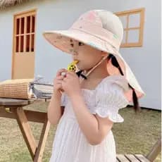 Chapéu  infantil  para sol , resistente a raios UV modelo feminino