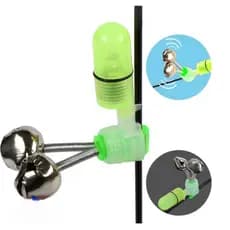 Sinos  duplos com LED , Adequado para Pesca Noturna,