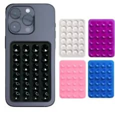 KIT5 Suporte De Silicone Com Ventosa Para Capinha Celular e Para Uso Diário