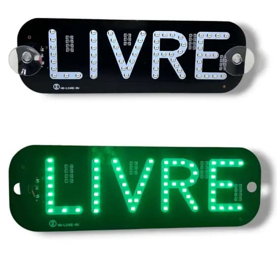 12V LED Carro LIVRE Cabine Indicador Energia Pára-Brisas Lâmpada USB Cabo Com Interruptor