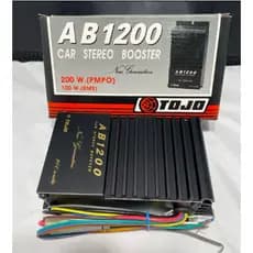 Amplificador de potência estéreo com 2 canais para autos - TOJO AB 1200