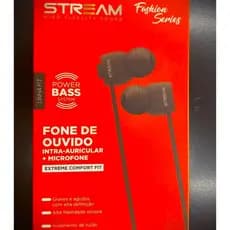 Fone De Ouvido Com Microfone Stream Vermelho STR10RD