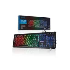 Teclado Gamer Led Rgb Exbom Bk-155c Abnt2 Macio Silencioso
