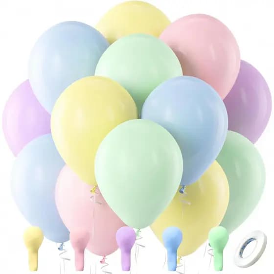Balão São Roque 11 Polegadas Candy Colors c/25 unds Bexiga Cores Pasteis