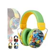 Abafador De Ruido Ajustável Infantil Autista Fone Tea Verde