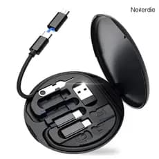 Kit  Adaptador de Carregamento Rápido 60W Tipo-C para Micro USB