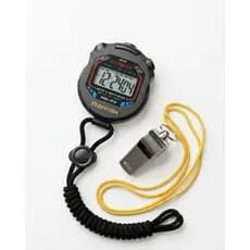 Cronômetro Digital Com Alarme Calendário  + 1 Apito Metal Profissional Com Cordão