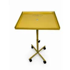 Carrinho Auxiliar Salão De Beleza Megahair Dourado Luxo Profissional Coloração Organização