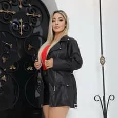 Parka Sobretudo Couro Feminina Casaco Moda Inverno