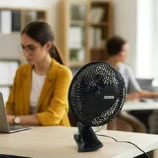 Ventilador Refresca Aparelho Calor Verão Eletrodoméstico Ar Preto Casa Ambiente