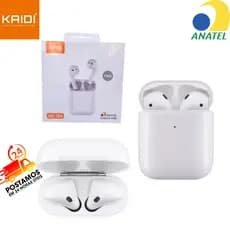 Fone de ouvido Bluetooth sem fio Tws Kaidi Kd-788 Original Barato Com Microfone + Case Promoção