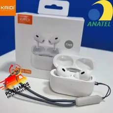 Fone De Ouvido Sem Fio Bluetooth Original Kaidi KD-790/KNC5603 TWS Touch Microfone + Case Promoção
