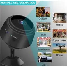 Câmera A9 Mini HD Sensor De Presença WI FI 11 Grava  Cartão de Memória Com Suporte Para Encaixe