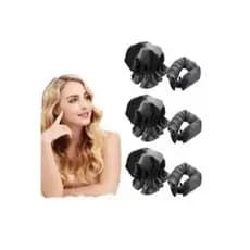 Kit 3 Mini Modelador de Cachos Cetim Cachos sem Calor (Heatless Curl) (Ondas sem Calor)
