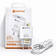 Carregador Turbo 35W PD Tipo C com Cabo Tipo C Peining