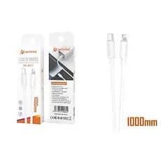Cabo USB-C-Lightning Peining PEI-J67-I 1M–Carregamento Rápido 30W-6A Transferência de Dados Estável