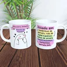 Caneca Flork para Educadora Infantil! Promoção Exclusiva + Envio Rápido em 24 horas!