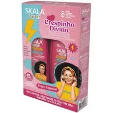 Kit Skala Shampoo Crespinho Divino 325ml e Condicionador 200ml