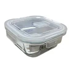 Pote Hermetico Vidro Quadrado 520 Ml Armazenamento Seguro Conservacao Alimentos Frescos