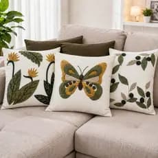 Kit 5 Capas de Almofadas Decorativas e Estampadas 45x45 confortável