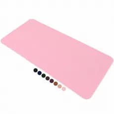 MousePad Grande Rosa Desk Pad Couro Gamer Office ENTREGA RAPIDO