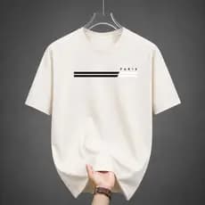 Camiseta Masculina Paris faixas 100% algodao  100% Algodao Blusa Envio Imediato