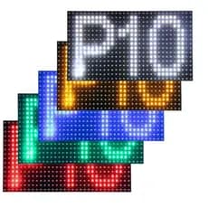 MODULO DE LED P10 LETREIRO 32X16 5V - PARA PAINEL LETREIRO LED - SMD  MONOCROMÁTICO COR ÚNICA C\CABOS