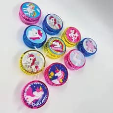 Caixa Com 12 Super Ioiô Yoyo Luz De Led Colorido Infantil Cor Animais Aquáticos