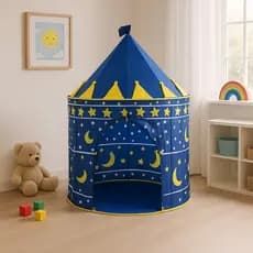 Barraca Infantil Castelo Azul Para Brincar e Imaginar Tenda Uso Interno e Externo