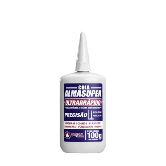 Cola Instantânea Almasuper Bico Fino 100G