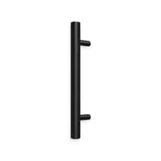 Puxador Tubular Haste Premium Preto Fosco Italy Line IL814 para Móveis 1 Unidade