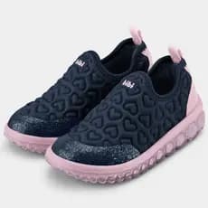 Tênis Infantil Menina Bibi Roller 2.0 S Cadarço Escolar Coração