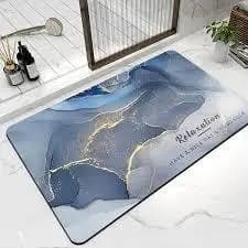 Tapete Retangular Banheiro Antiderrapante Absorvente Macio Pisa Decoração Porta Banheiro Carpete