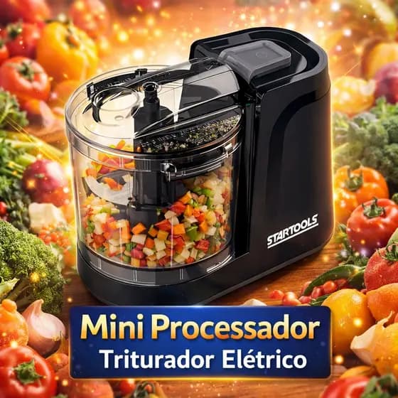 Mini Processador Triturador Elétrico Alho Temperos Amassador Processador Cortador Aparelho