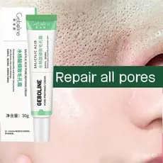 Novo Creme Redutor de Poros com Ácido Salicílico, Reduz Manchas, Ilumina a Pele, Firma e Suaviza