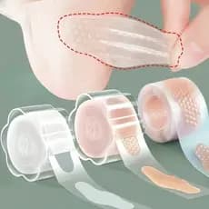 30 Unidades/Rolo Forros De Calcanhar Antiderrapantes Palmilhas De Gel Com Almofadas De Bolha Adesivas Confortáveis Para