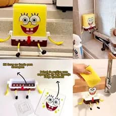 Bob Esponja Porta-Produtos Divertidos Para Cozinha E Banheiro