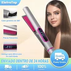 Chapinha De Cabelo Profissional Chapinha Prancha Alisadora 220 Graus 2 Em 1 Liso e Cacheado Tecnologia Titanium